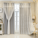 Promo 2x1: Cortina Blackout Royal de Doble Capa con Aislamiento Térmico y Estilo Europeo + Barras de REGALO