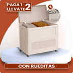 Promo 2x1: Armario Organizador Portátil de Gran Capacidad con Rueditas