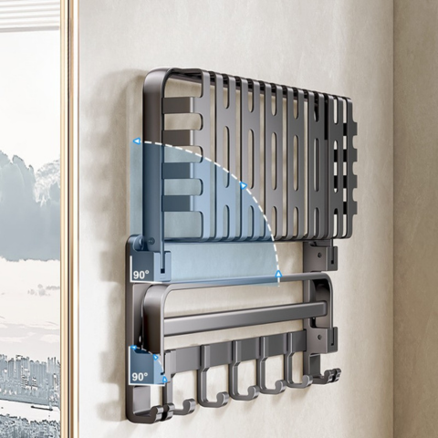 Promo 2x1: Organizador de Baño de Acero Inoxidable con Sistema de Sellado al Vacío + 2 Soportes de REGALO